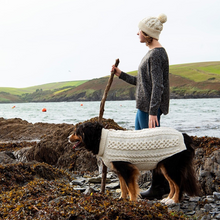 Load image into Gallery viewer, Handmade Aran Knit Dog Sweater
